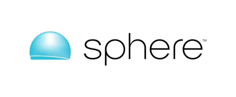Sphere header - white